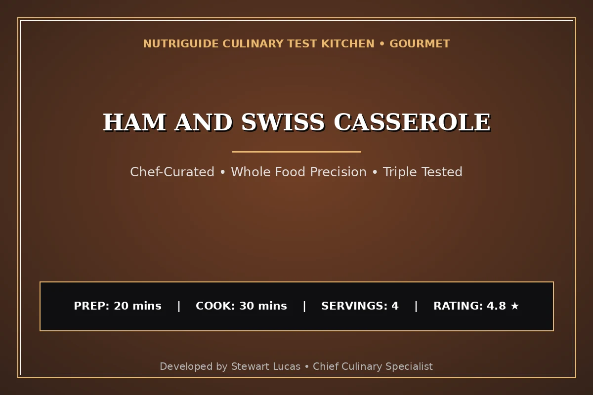 Ham And Swiss Casserole