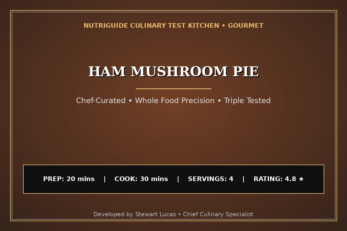 Ham Mushroom Pie