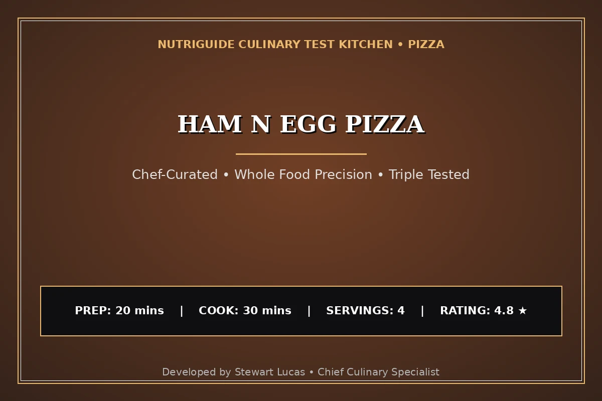 Ham N Egg Pizza