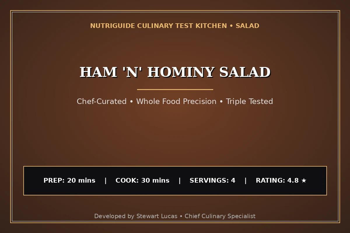 Ham 'N' Hominy Salad