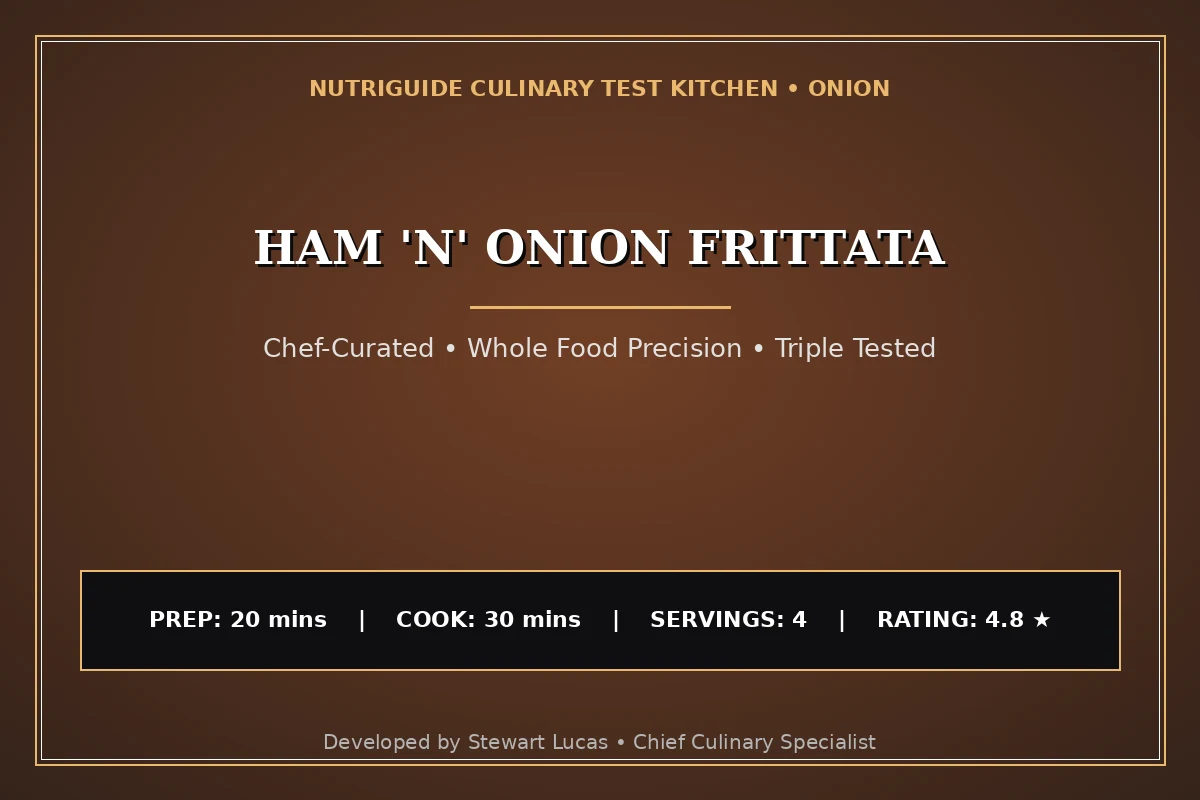 Ham 'N' Onion Frittata