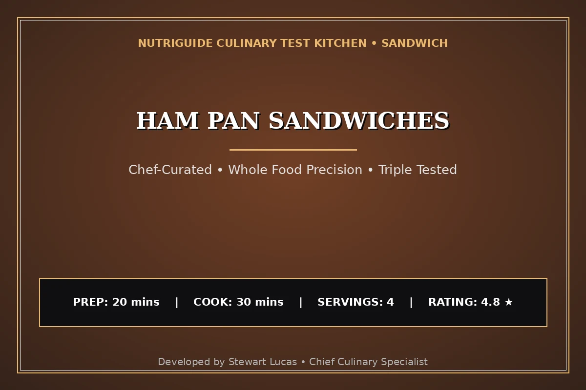 Ham Pan Sandwiches