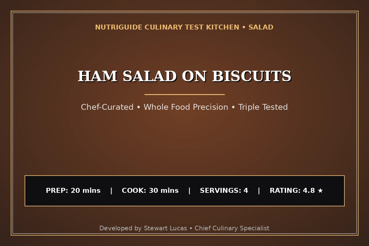 Ham Salad On Biscuits