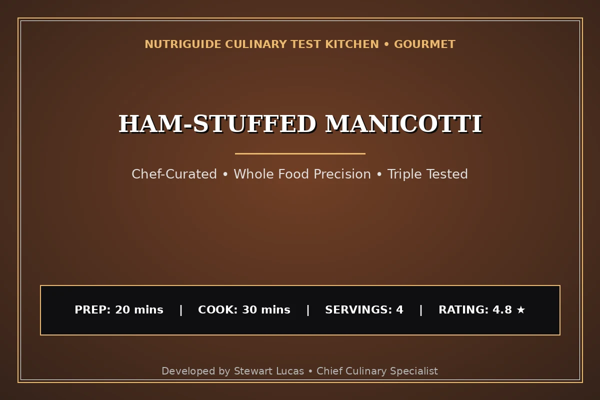 Ham-Stuffed Manicotti