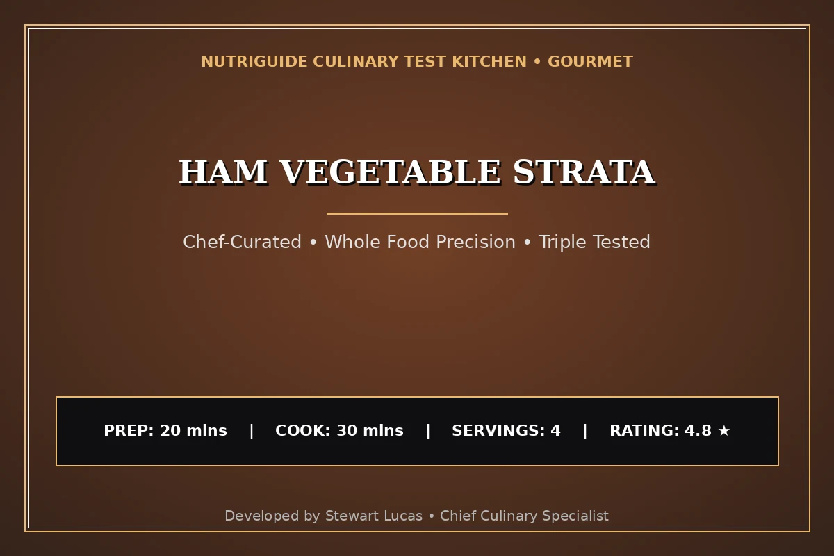 Ham Vegetable Strata