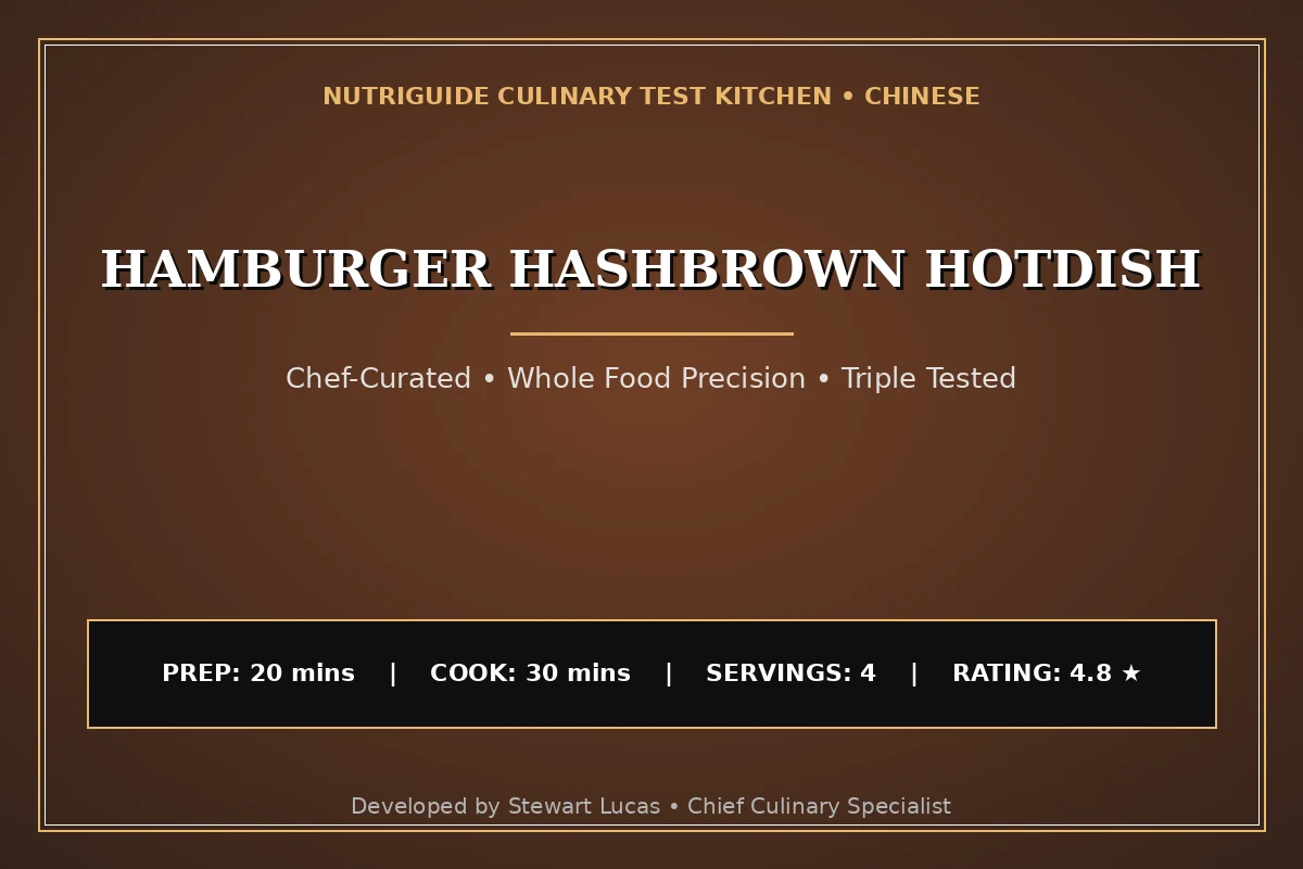 Hamburger Hashbrown Hotdish