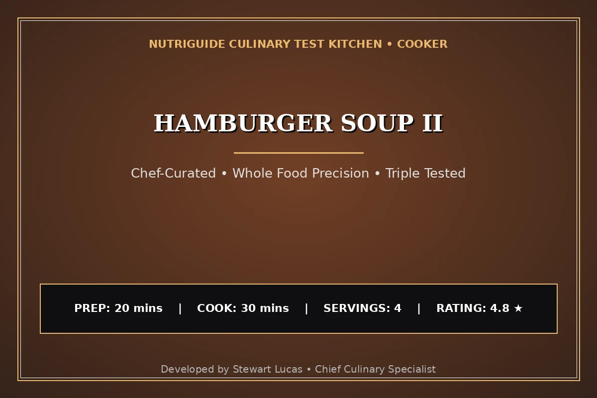 Hamburger Soup Ii