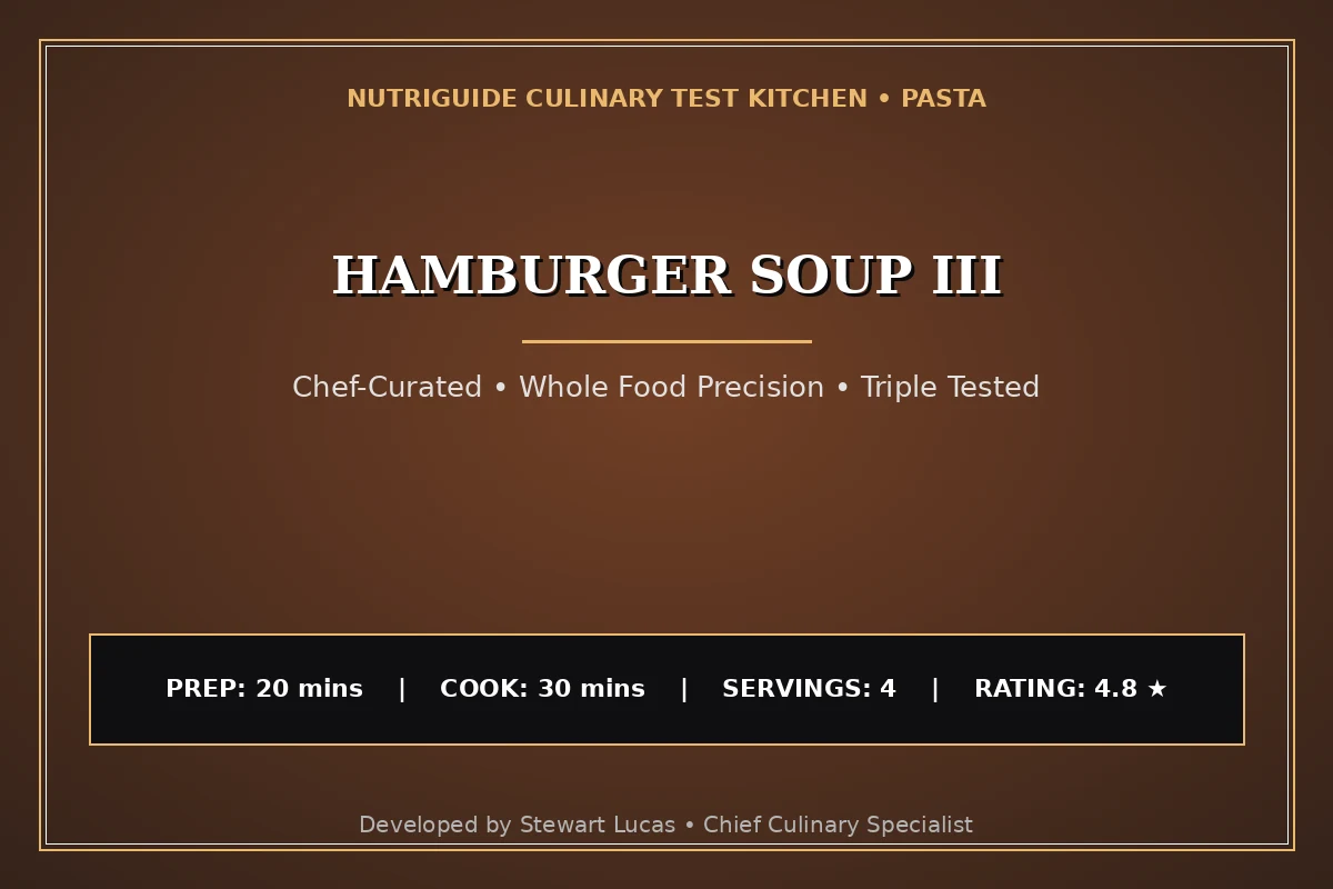 Hamburger Soup Iii