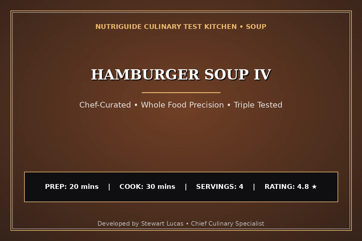 Hamburger Soup Iv
