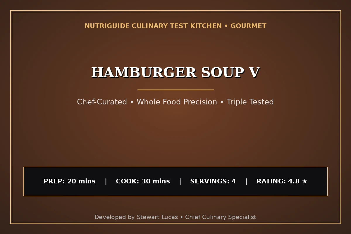 Hamburger Soup V