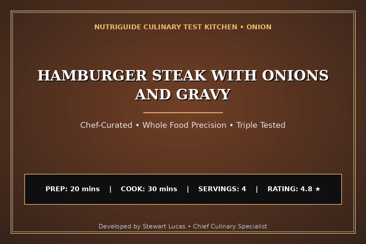 Hamburger Steak With Onions And Gravy