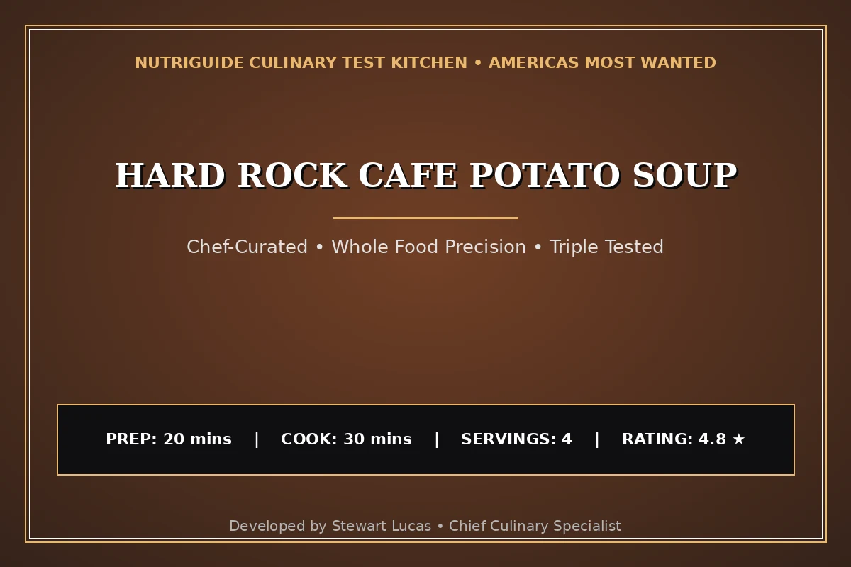 Hard Rock Cafe Potato Soup