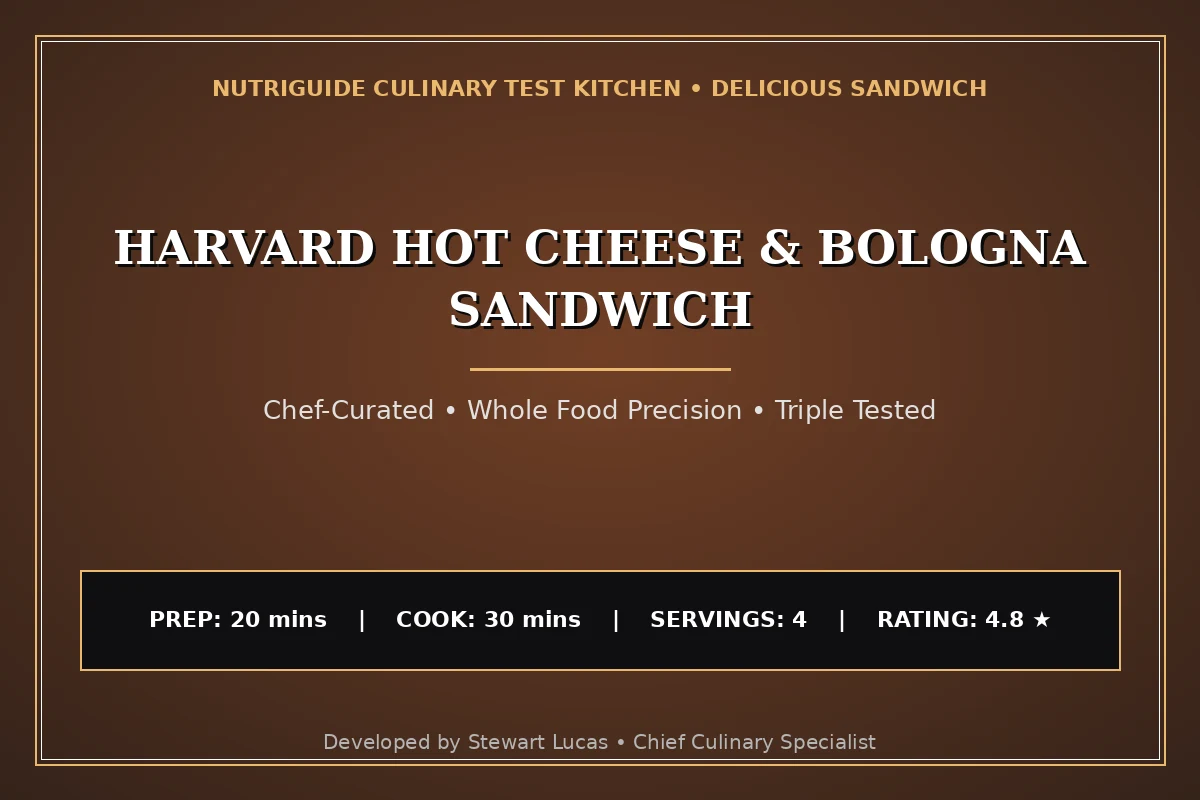 Harvard Hot Cheese & Bologna Sandwich