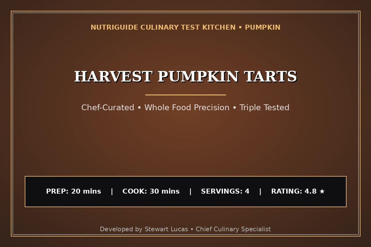 Harvest Pumpkin Tarts