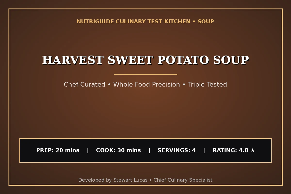 Harvest Sweet Potato Soup