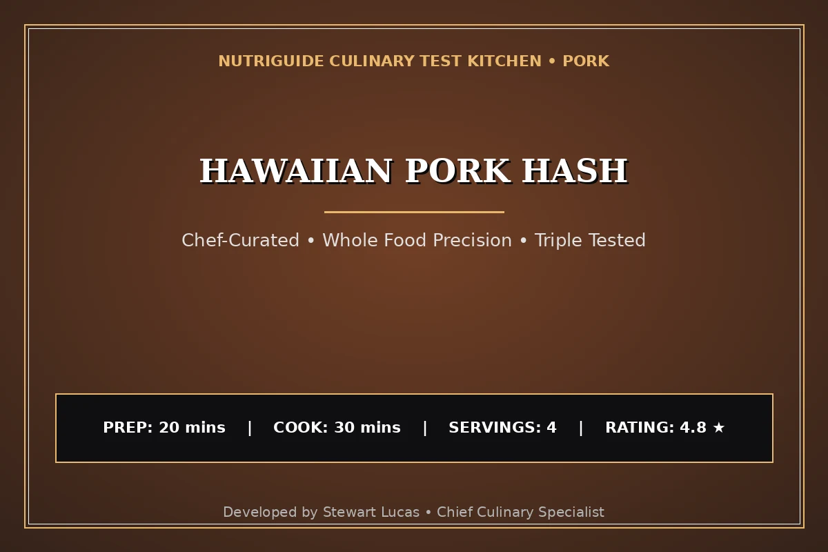 Hawaiian Pork Hash