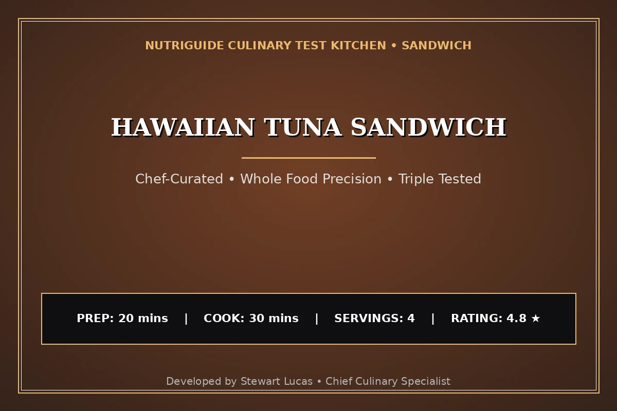Hawaiian Tuna Sandwich
