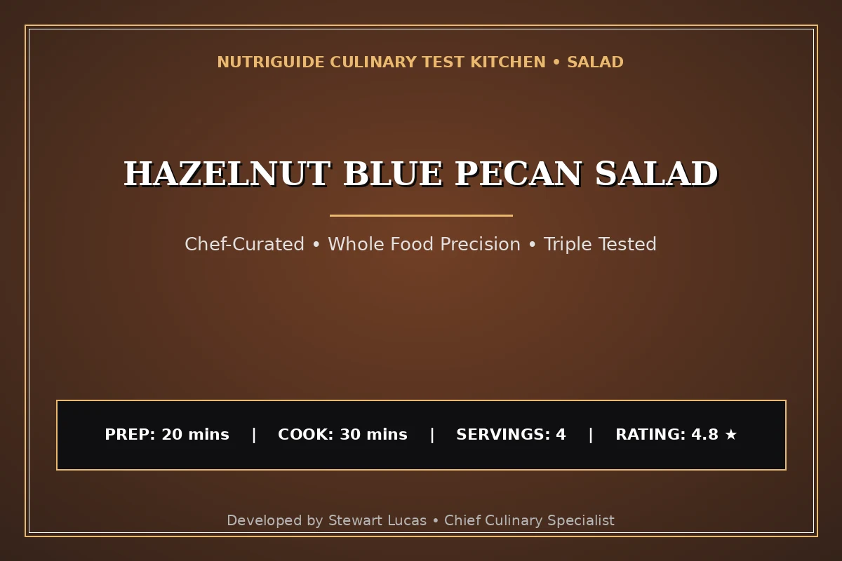 Hazelnut Blue Pecan Salad