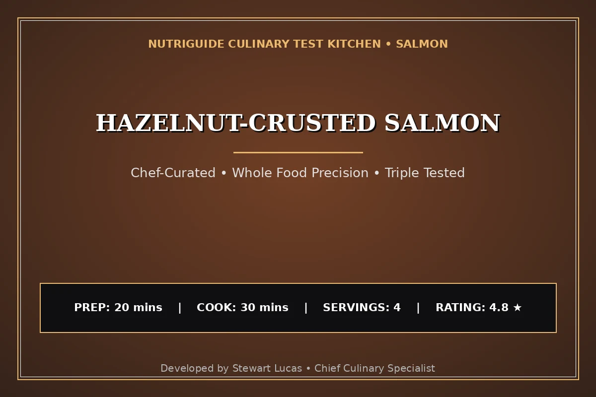 Hazelnut-Crusted Salmon