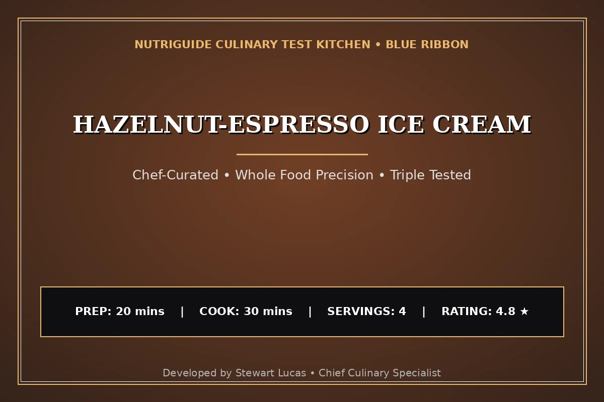 Hazelnut-Espresso Ice Cream