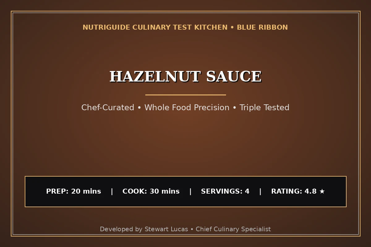Hazelnut Sauce