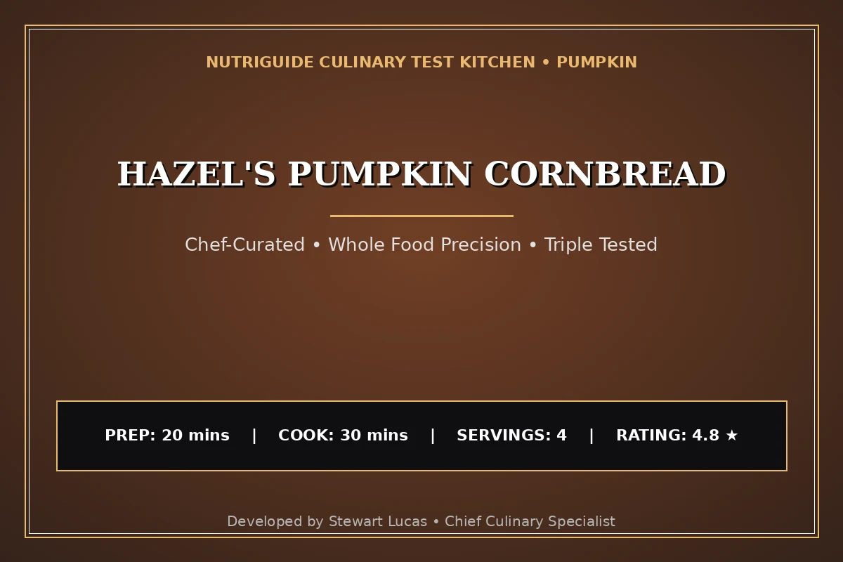 Hazel'S Pumpkin Cornbread