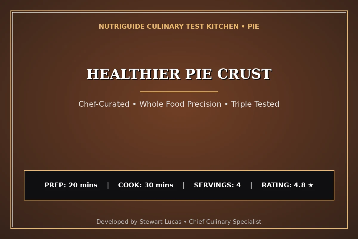 Healthier Pie Crust