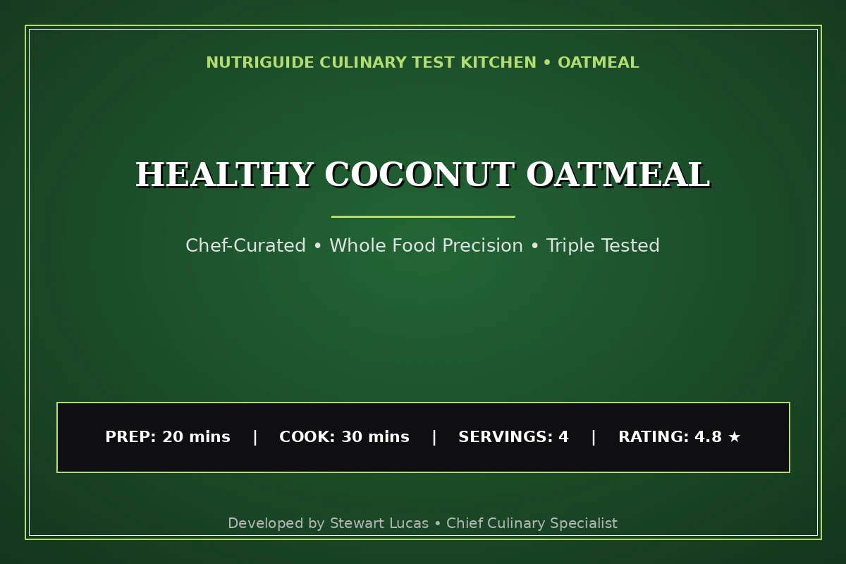 Healthy Coconut Oatmeal