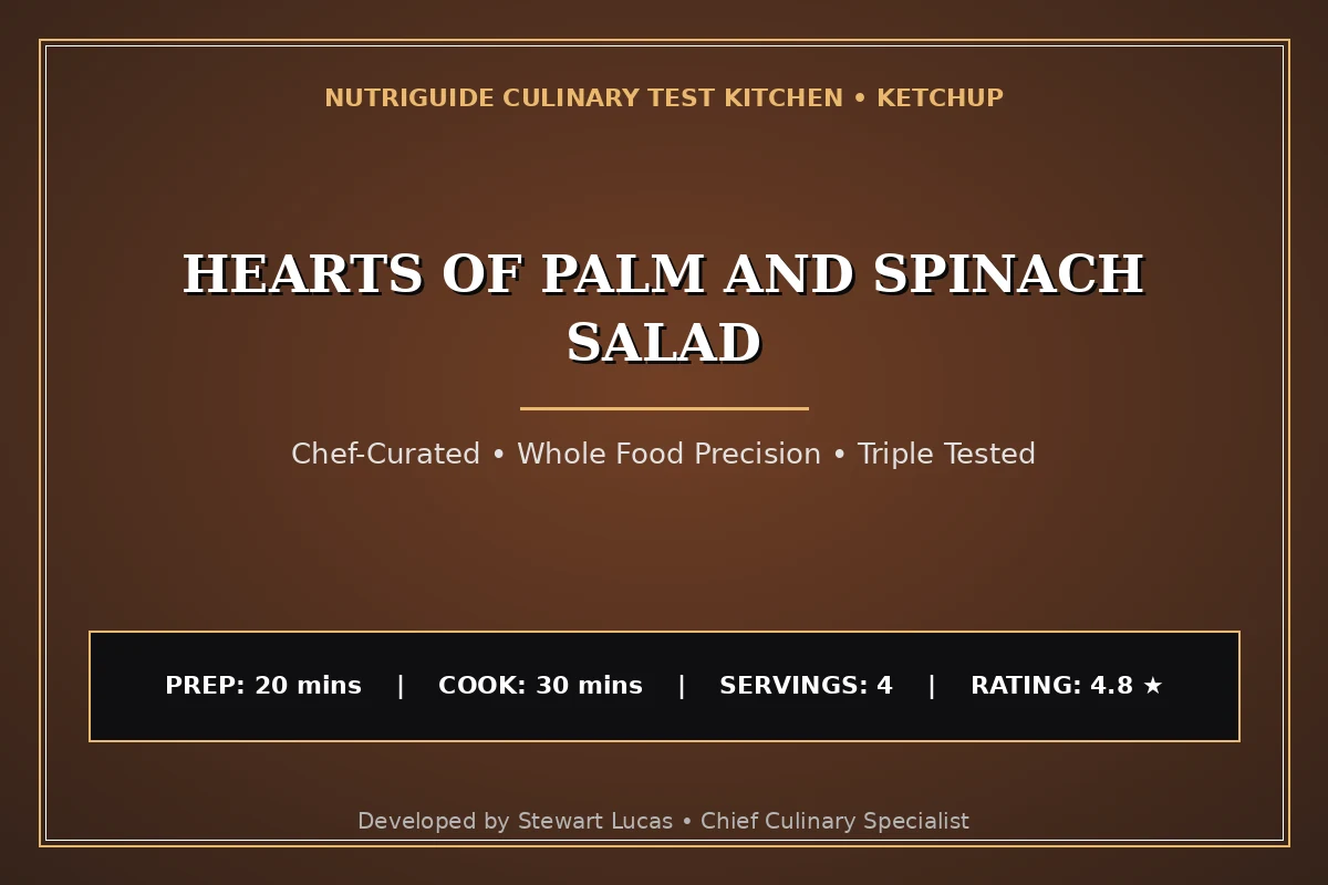Hearts Of Palm And Spinach Salad