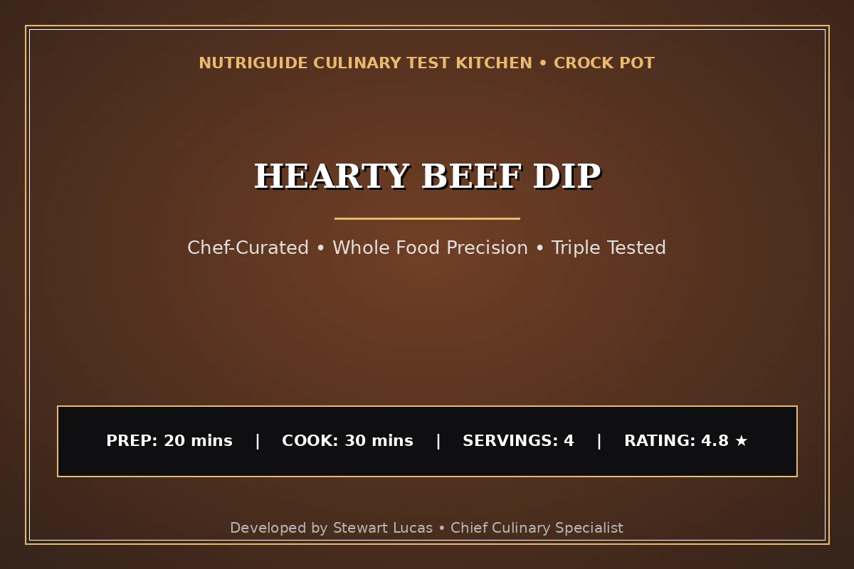 Hearty Beef Dip