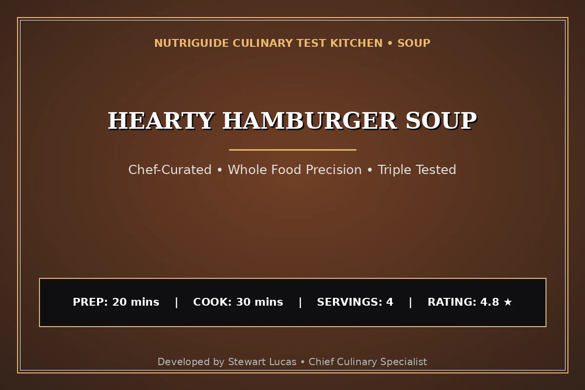 Hearty Hamburger Soup
