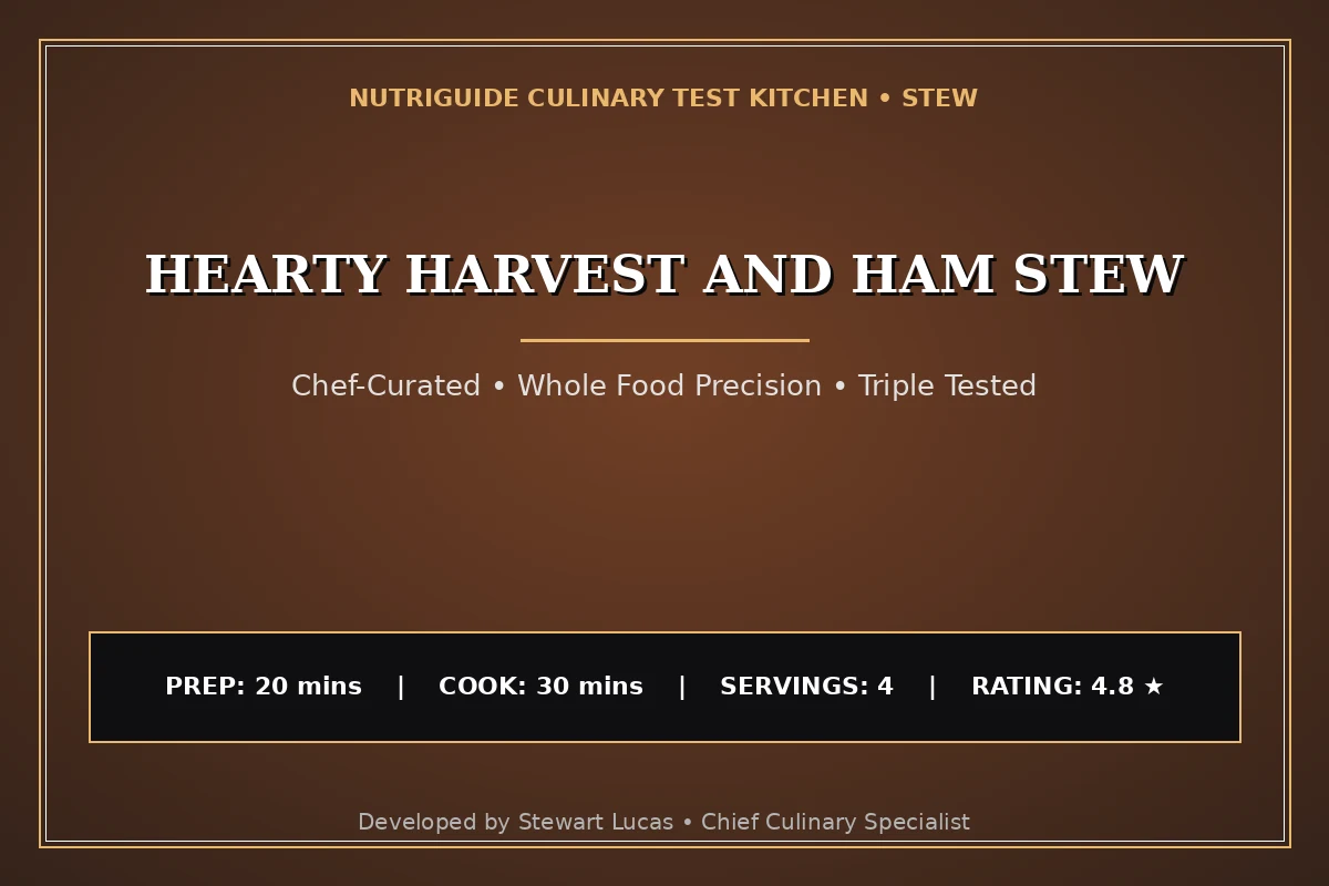 Hearty Harvest And Ham Stew