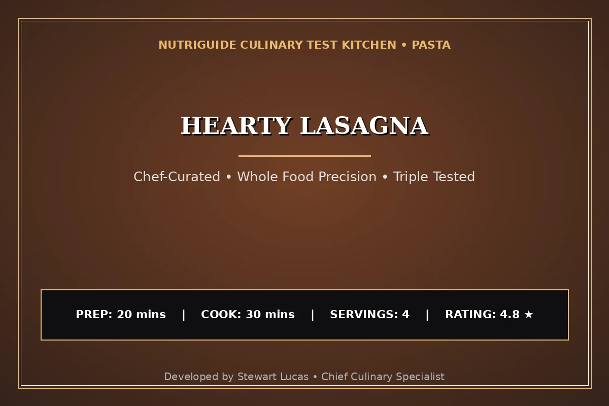 Hearty Lasagna