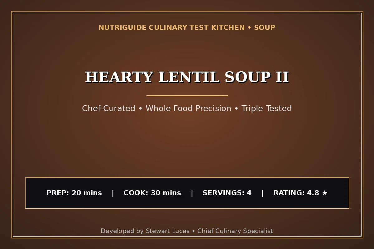 Hearty Lentil Soup Ii