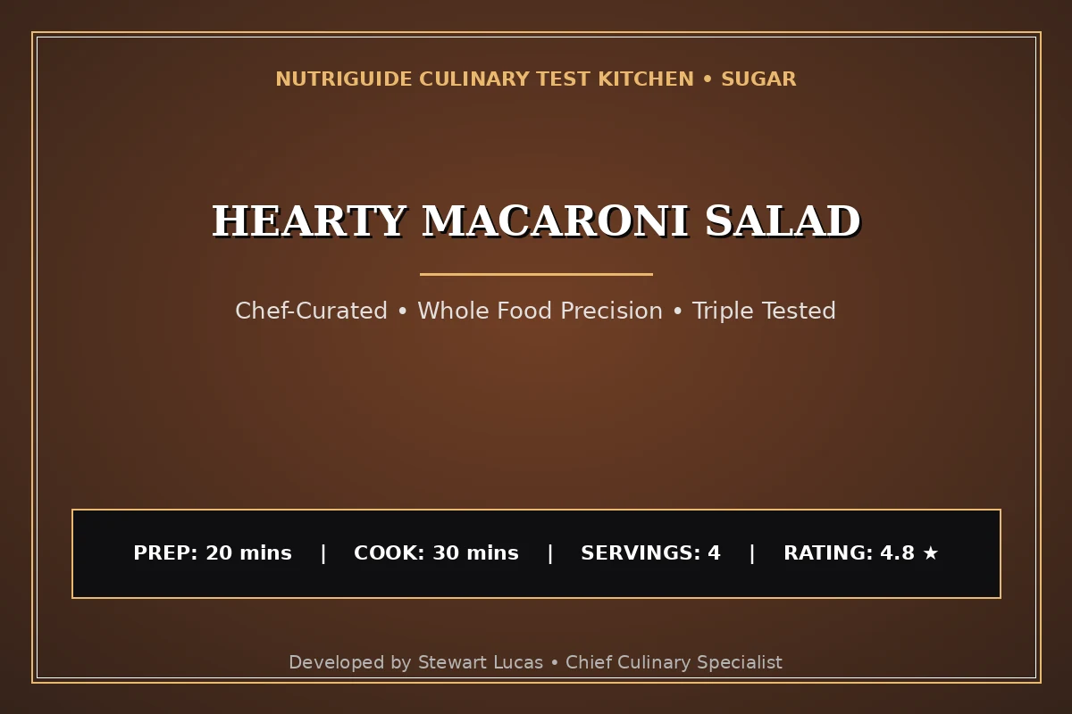 Hearty Macaroni Salad