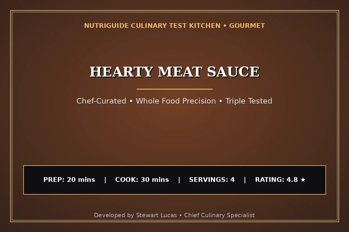 Hearty Meat Sauce