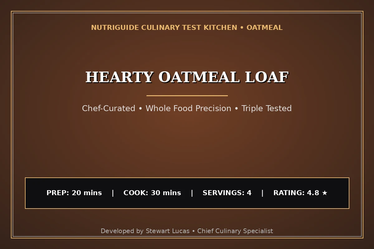 Hearty Oatmeal Loaf