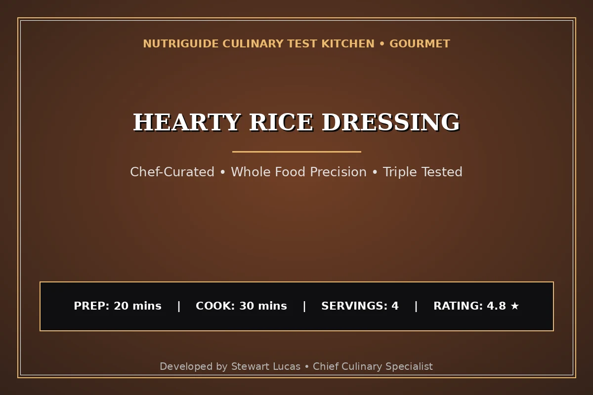 Hearty Rice Dressing