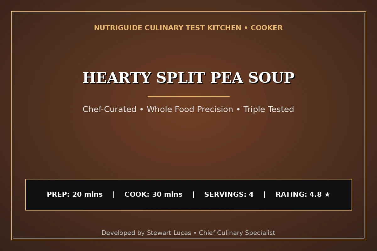 Hearty Split Pea Soup