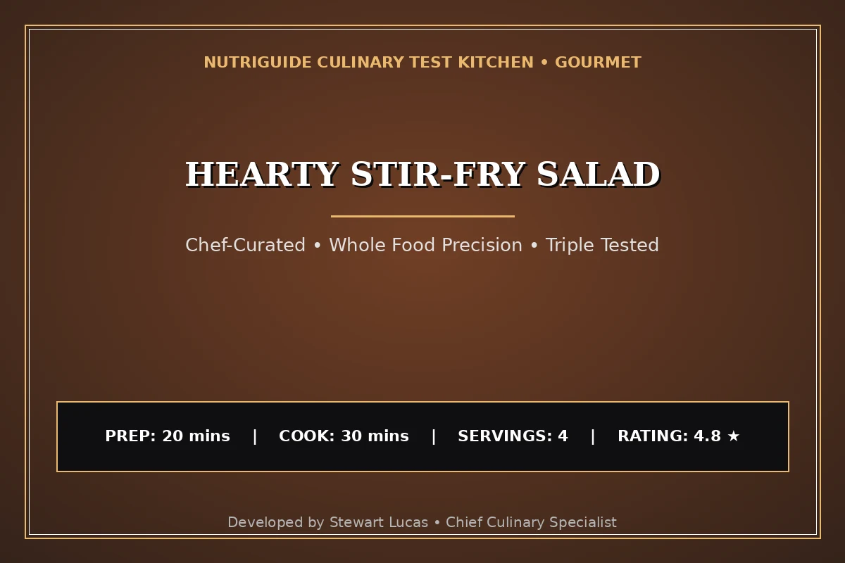 Hearty Stir-Fry Salad