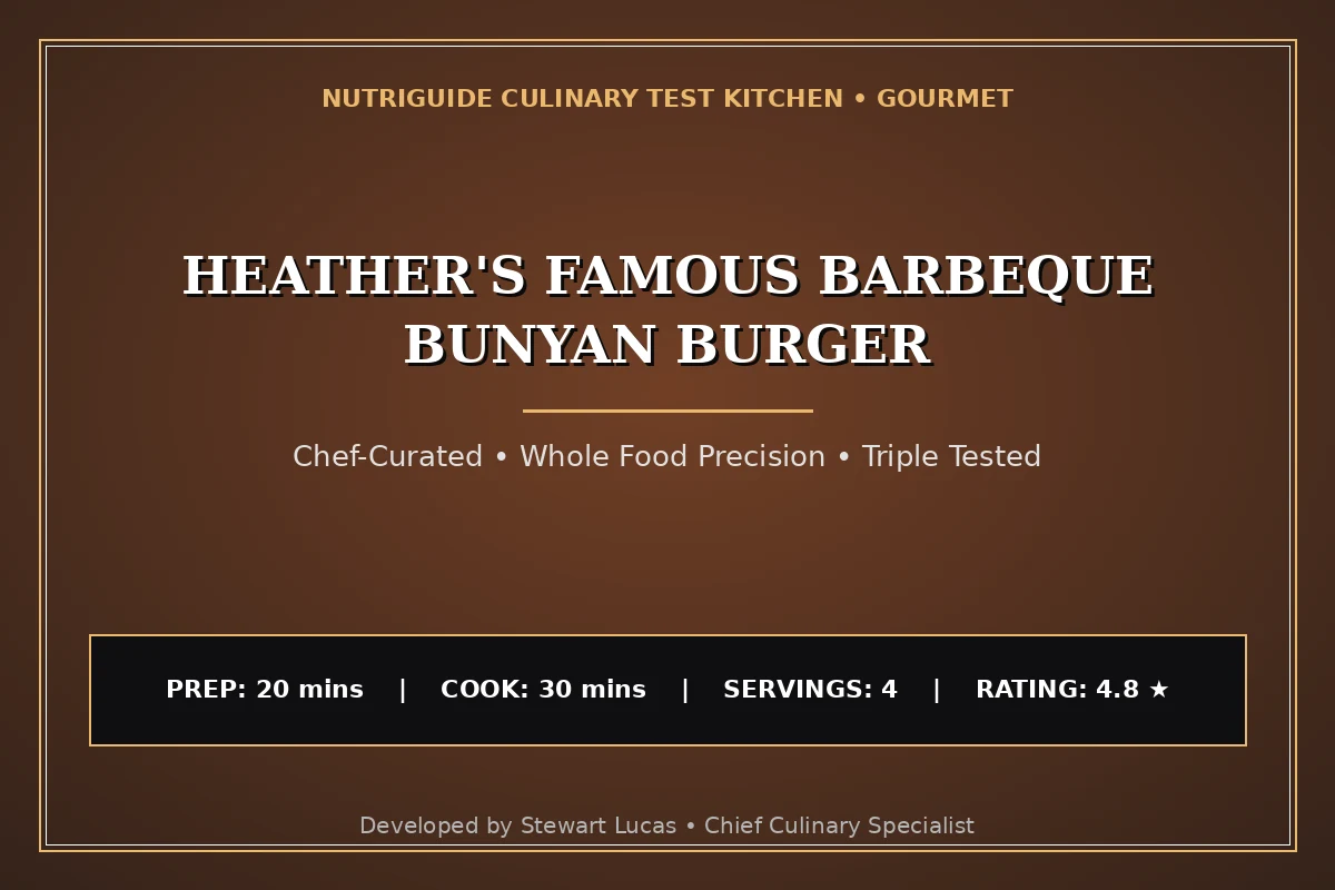 Heather'S Famous Barbeque Bunyan Burger