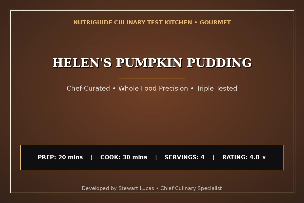 Helen'S Pumpkin Pudding