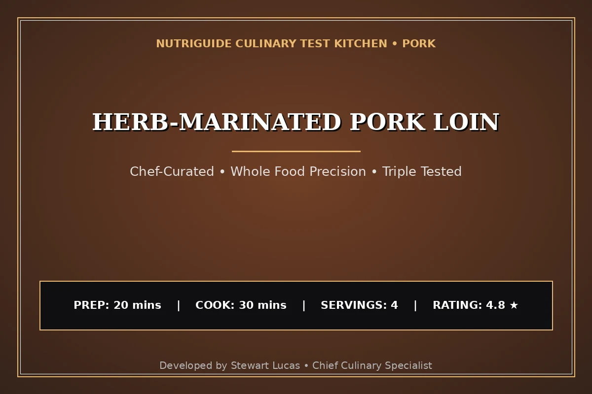 Herb-Marinated Pork Loin