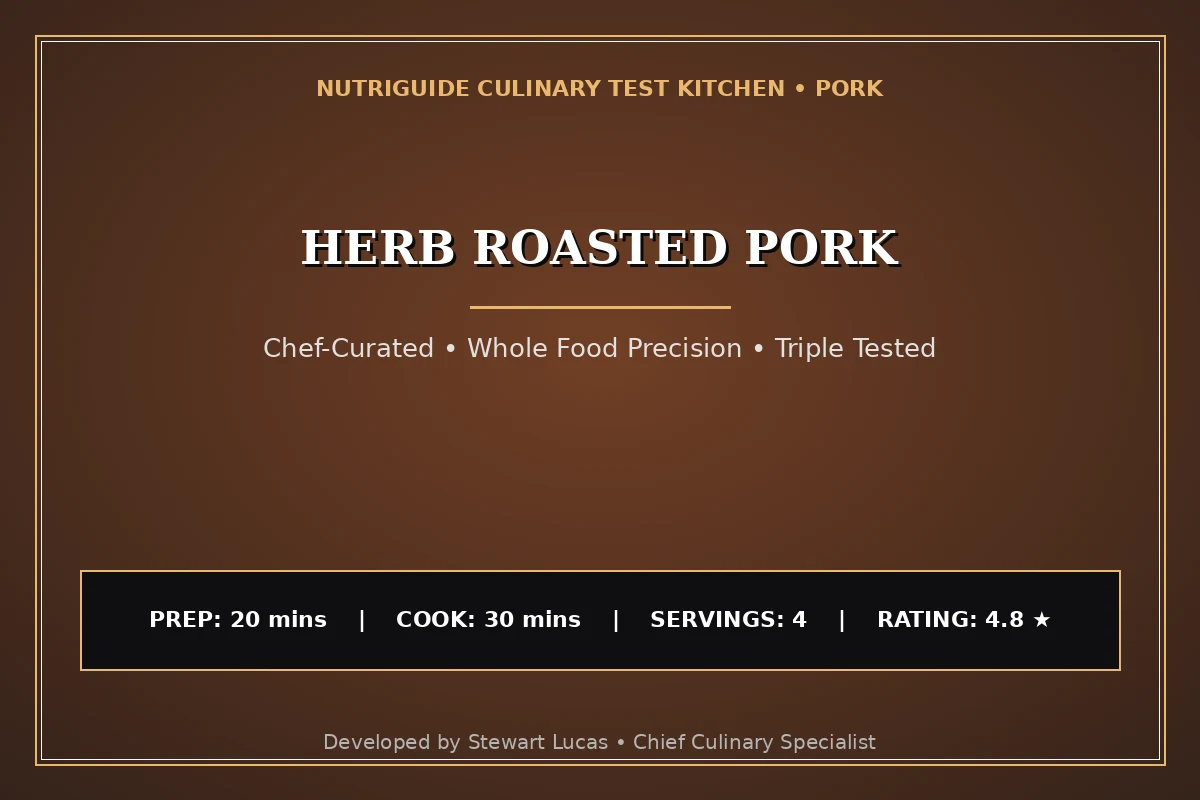Herb Roasted Pork
