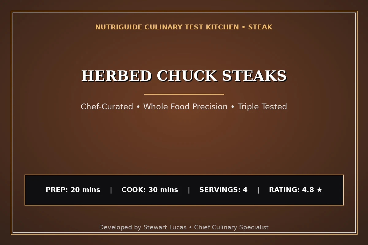 Herbed Chuck Steaks