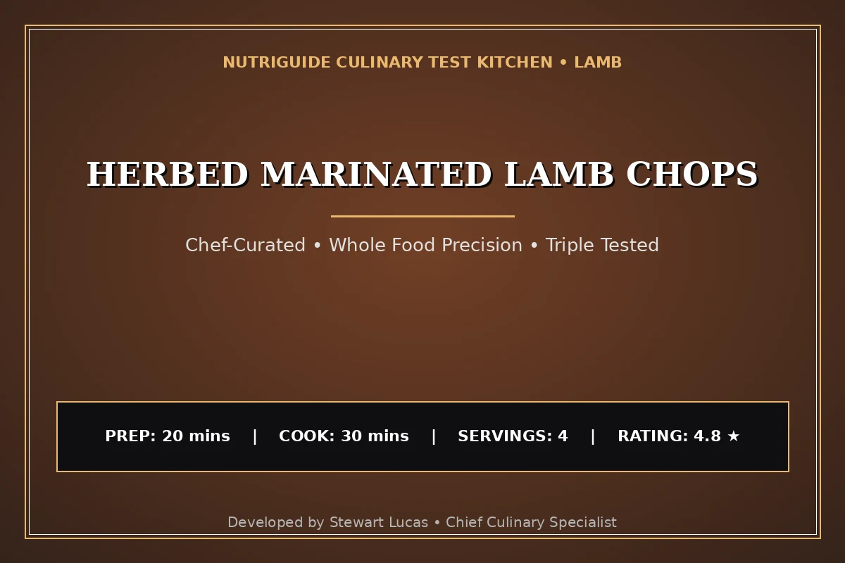 Herbed Marinated Lamb Chops
