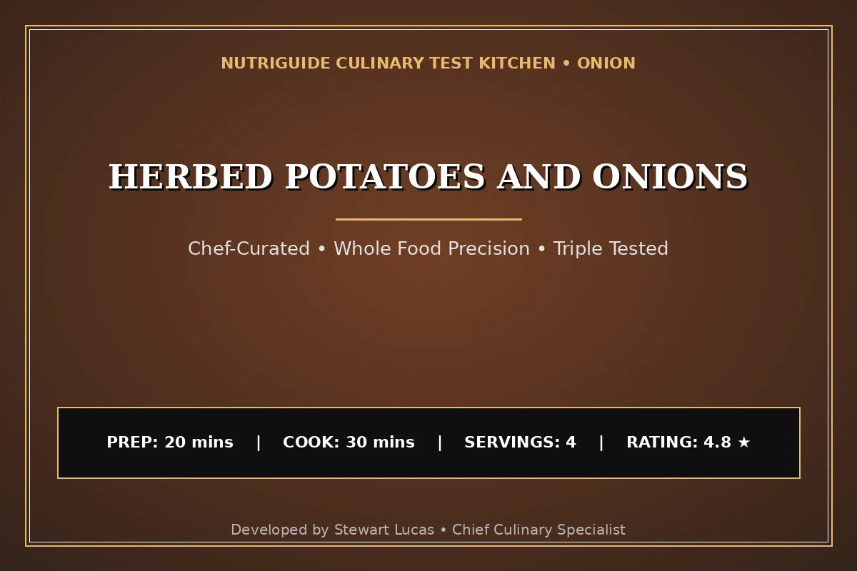 Herbed Potatoes And Onions