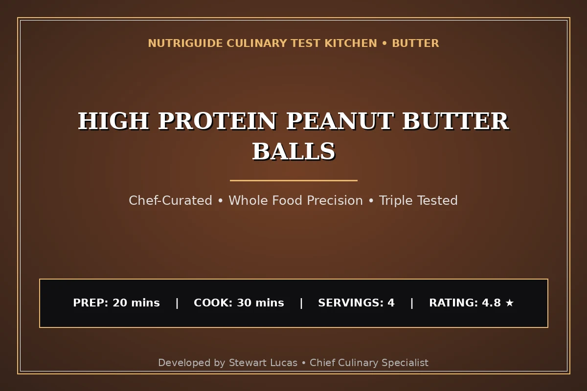 High Protein Peanut Butter Balls