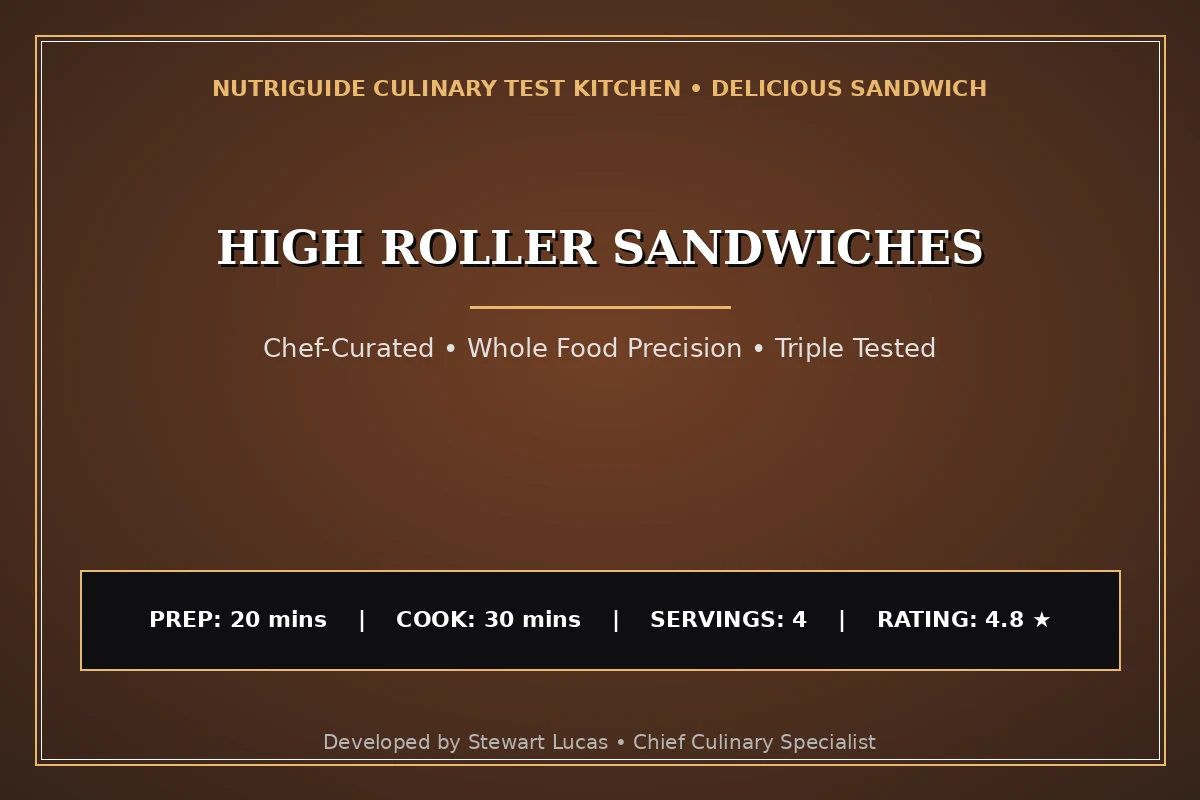 High Roller Sandwiches
