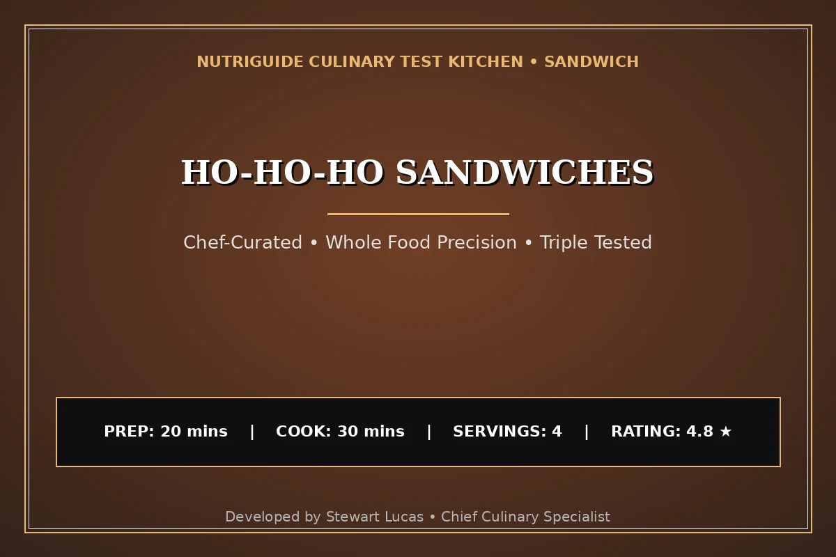 Ho-Ho-Ho Sandwiches